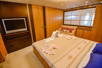 Luxury Motor yacht with a capacity of 8 people