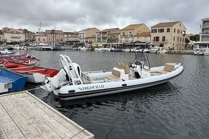 Charter RIB Highfield 760 Sport med Marseillan Plage