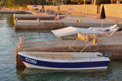Miete Boot ohne Führerschein  Dabboot Pasara 430 Novalja