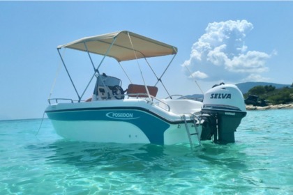 Hire Boat without licence  Poseidon Blue water 170 Vourvourou