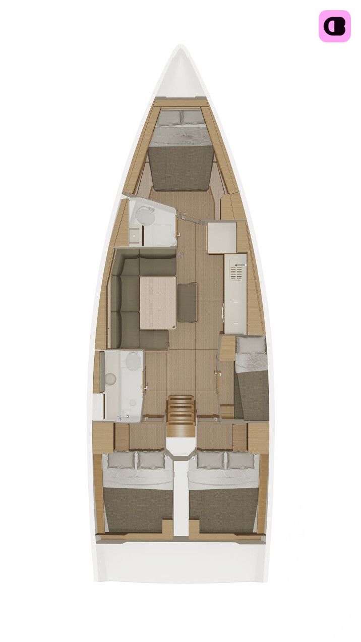 Voilier DUFOUR 430 13.24m 2