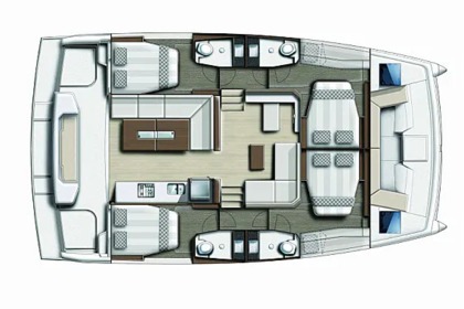 Hire Catamaran  Bali Catspace Preveza