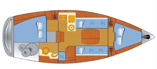 Sailboat Bavaria 30 Cruiser Boat design plan
