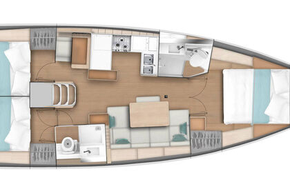 Hyra båt Segelbåt Jeanneau Sun Odyssey 440 - 3 cab. Palma de Mallorca