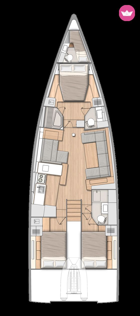 Voilier Bénéteau Oceanis Yacht 54 17.12m 3