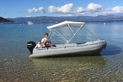 Miete Boot ohne Führerschein  Fun Yak 390 6CV Belvédère-Campomoro