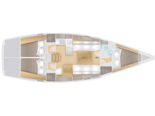 Sailboat  Salona 38 boat plan