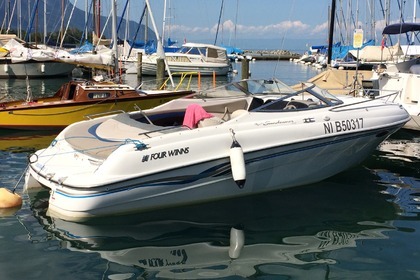 Miete Motorboot FOUR WINNS 225 SUNDOWNER Thonon-les-Bains