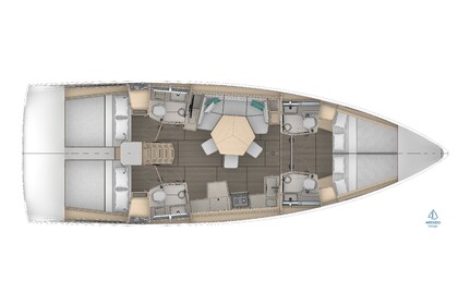 Charter Sailboat  Sunsail 44.4 Corfu