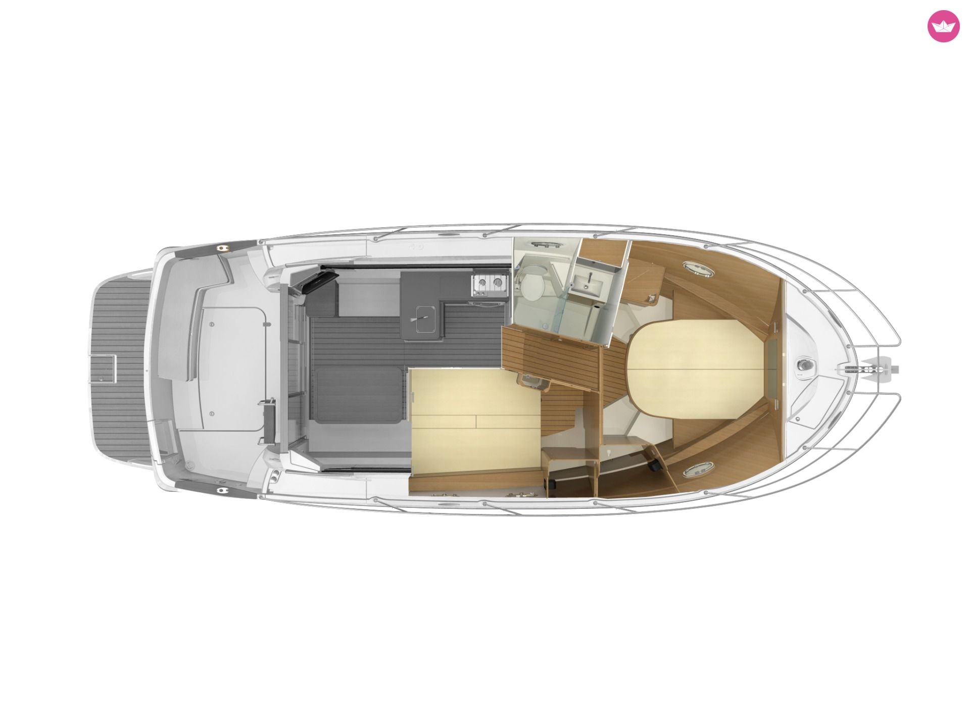 Motorboat Beneteau Antares 36  