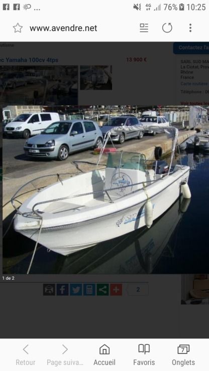 Location Bateau à moteur Jeaneau Cap Camarat Saint-Laurent-du-Var