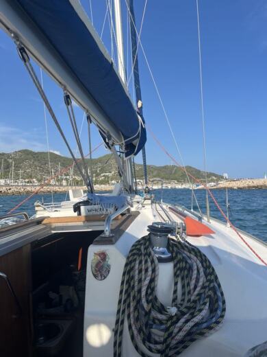 Sitges Sailboat Bavaria 34 alt tag text