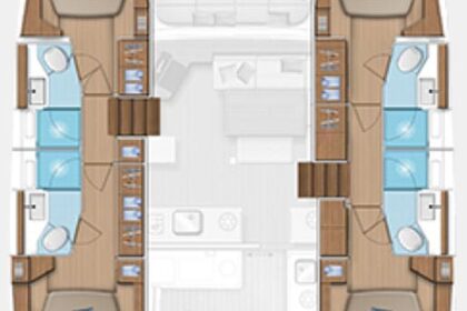 Location Catamaran Lagoon-Bénéteau Lagoon 46 - 4 + 1 cab. Göcek