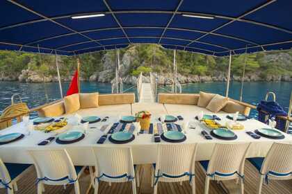 “Private Gulet Charter with 10 Cabins for 20 Guests – Space, Comfort & Elegance”