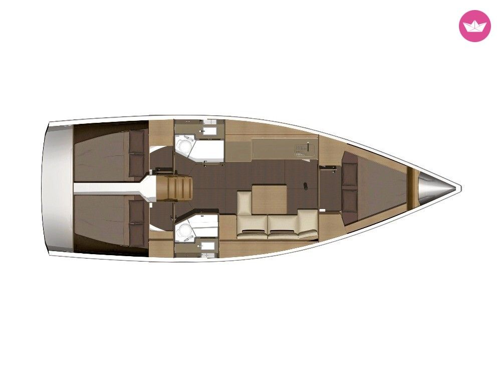 Mieten Dufour 382 Grand Large