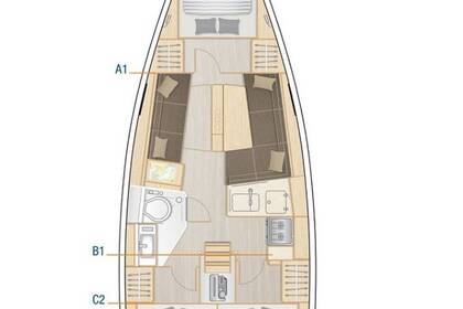 Noleggio Barca a vela Hanse Yachts Hanse 348- 3 cab. Pola