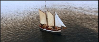 Alquiler Velero Brauer Hambourg 1945 Goélette Bois Marsella