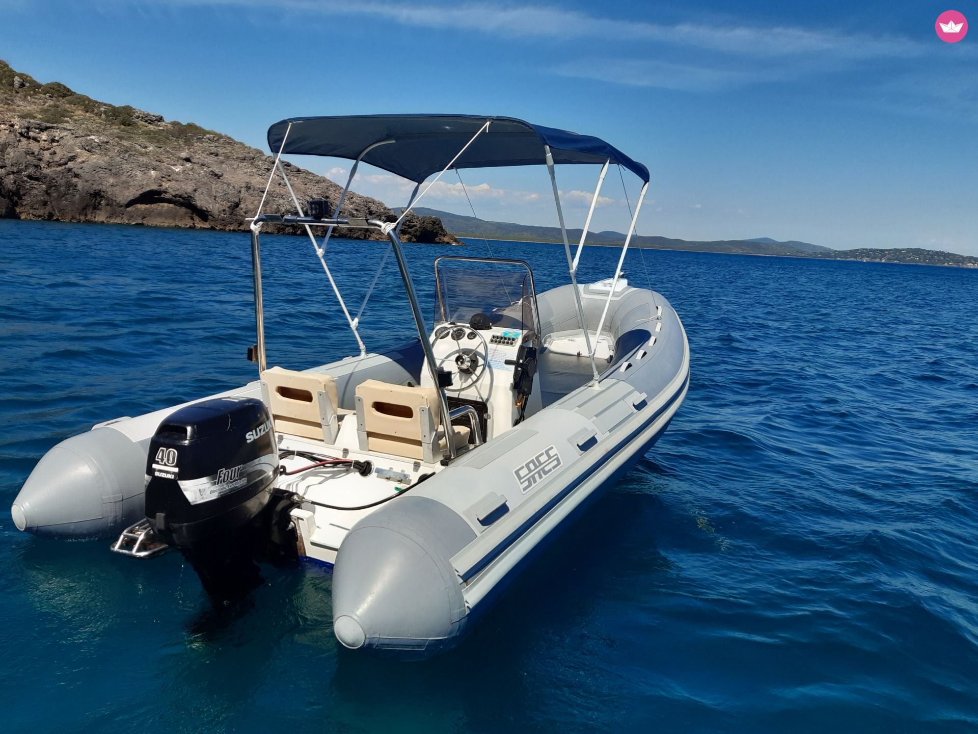 Bateau sans permis Sacs Marine Sacs 5.30 40cv 5