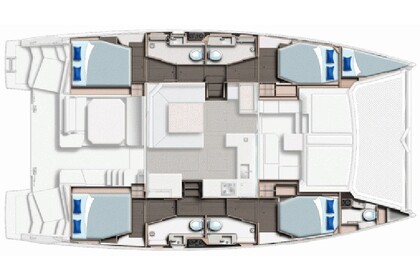 Charter Catamaran  Moorings 4500L/10 Placencia