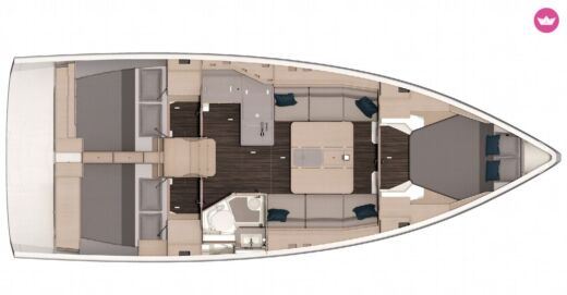 Sailboat DUFOUR DUFOUR 37 boat plan