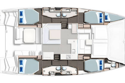 Verhuur Catamaran Leopard Catamarans / Robertson & Caine Leopard 45 Ca'n Pastilla