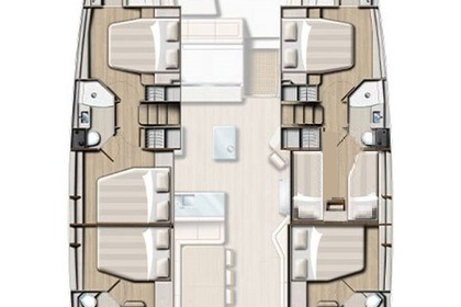 Location Catamaran Catana Group Bali 5.4 - 6 + 2 cab. Tortola