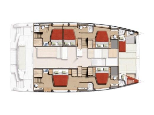 Catamaran Bali - Catana BALI 5.2 Boat design plan