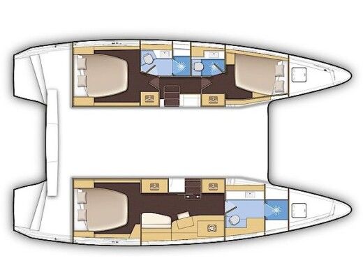 Catamaran Lagoon Lagoon 42 Owner Version Boat design plan