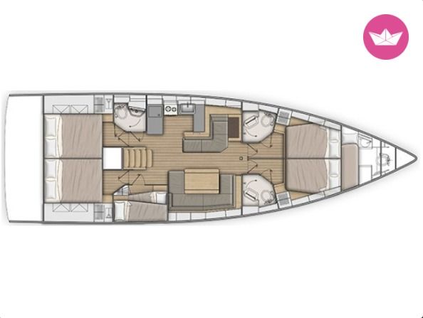Voilier Sunsail 51.1 15.94m 3