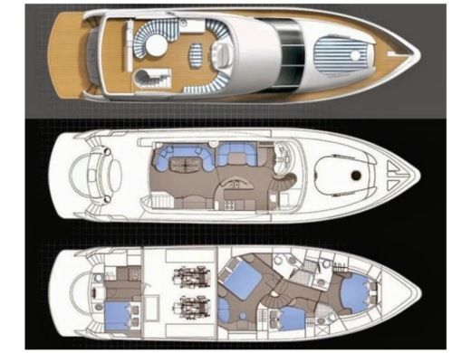 Motor Yacht YANETTI 23  meters luxury 23 meters boat plan