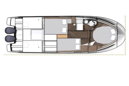 Miete Motorboot Jeanneau Merry Fisher 1095 FLY Drage, Pakoštane