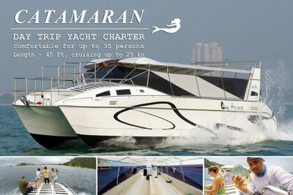 Miete Motorboot Highspeed Catamaran 45ft Pattaya