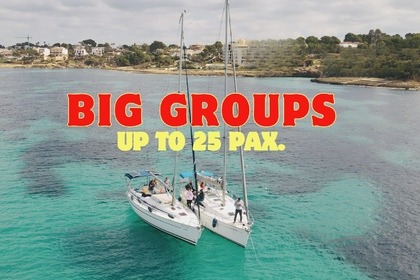 Hyra båt Segelbåt Excursiones en Velero grupos grandes Palma de Mallorca