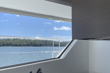 Spacious new power catamaran in Coiba and Chiriqui's Pacific island paradise