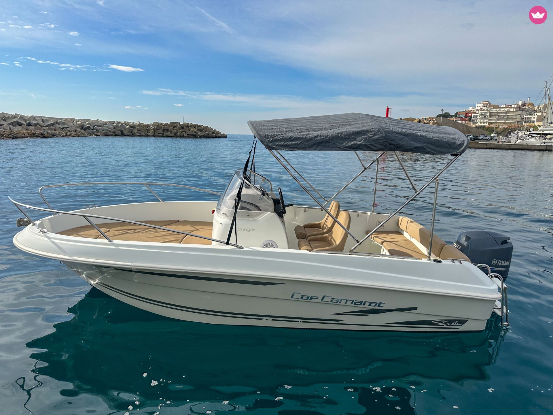 Bateau à moteur Jeanneau Cap Camarat 5.5 Cc CON LICENCIA 100cv 5