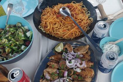 Tsampika bay & Lindos full day 10 hrs Sailing Andventure