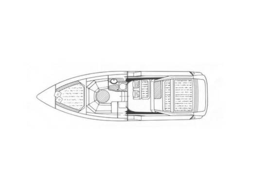 Motor Yacht Sunseeker ALQUILER YATE FUENGIROLA TODO INCLUIDO Plano del barco