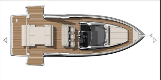 Motorboat Jeanneau DB 37 Planimetria della barca