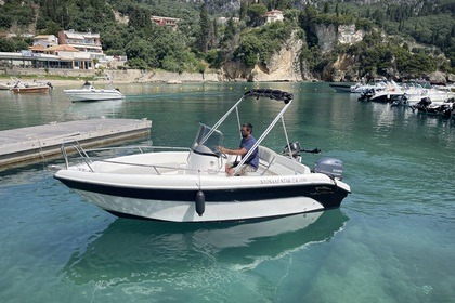 Hire Motorboat Poseidon blue water Corfu