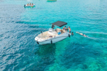 Miete Motorboot QUICKSILVER ACTIV 605 OPEN Split