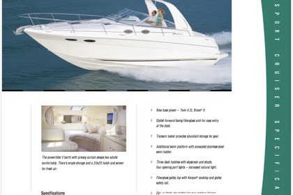 Location Bateau à moteur Sea ray 290 Sundancer L'Estaque