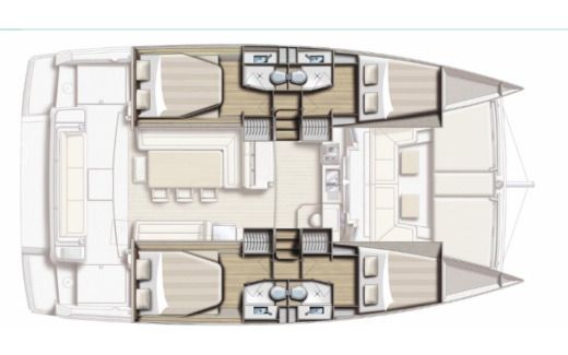 Catamaran Bali - Catana Bali 4.1 Boat design plan