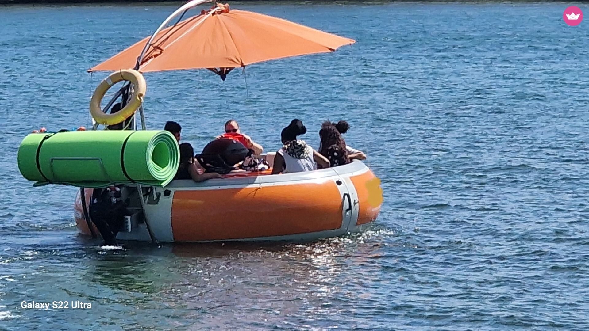 Bateau sans permis  Gather fiberglass Donut