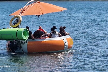 Miete Boot ohne Führerschein  Gather fiberglass Donut Sainte-Rose