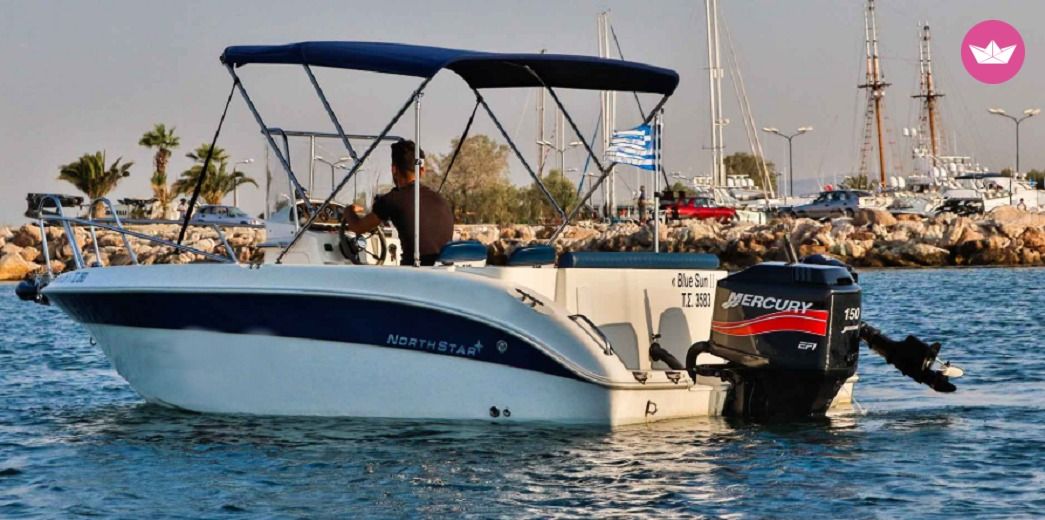 Rental motorboat in Athens  