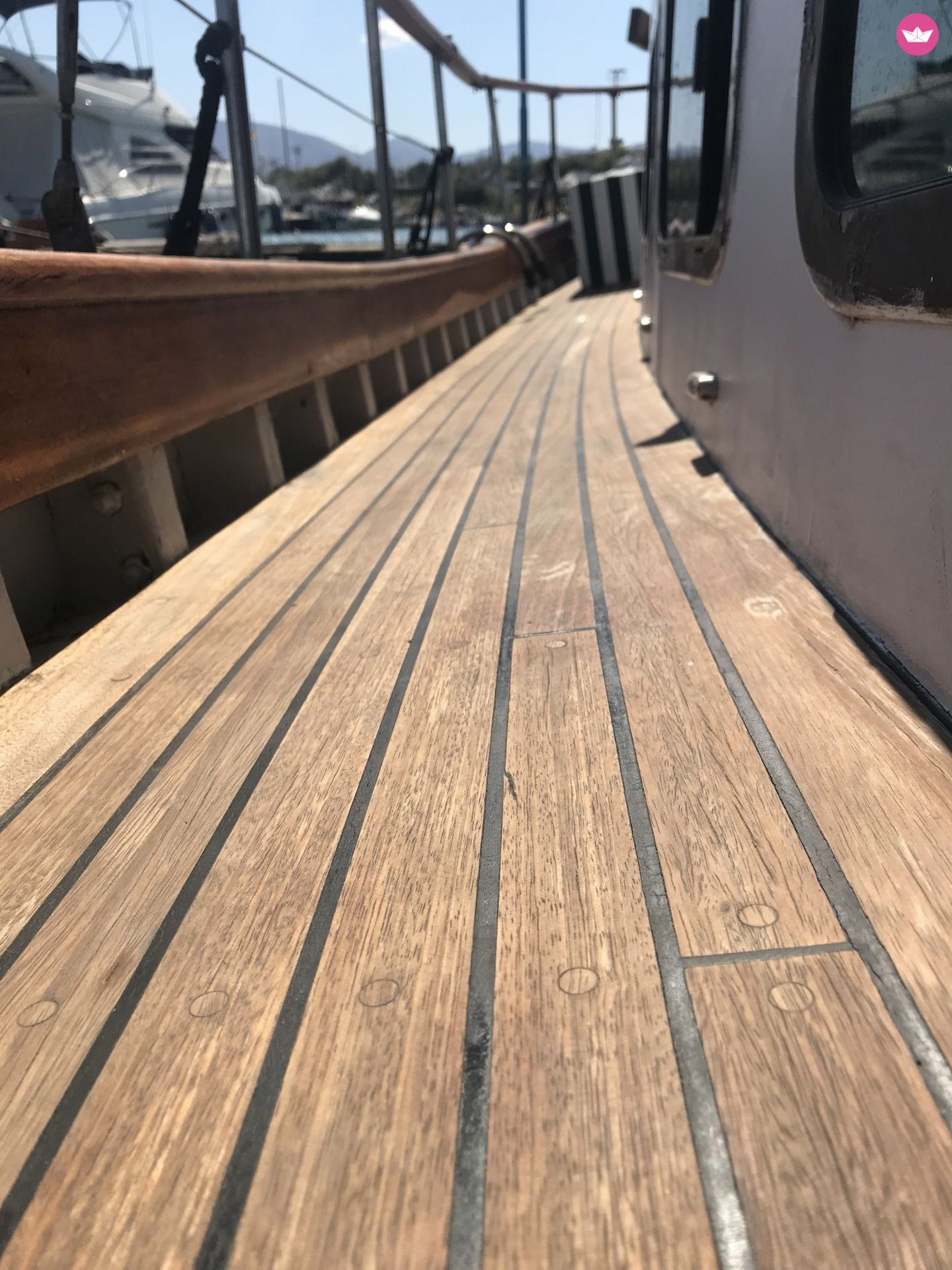 Traditional Boat Liberty Greek in Athens for hire