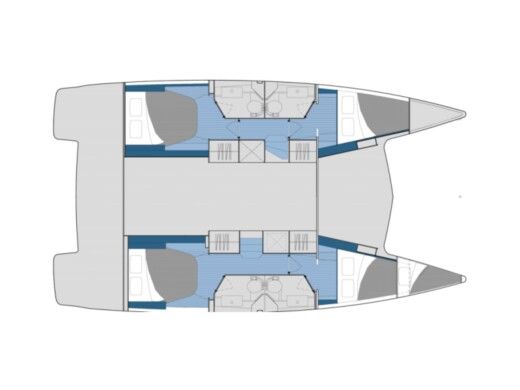Catamaran  Isla 40[G] boat plan
