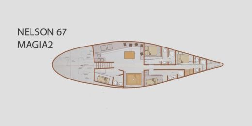 Sailboat Nelson 68 Boat design plan