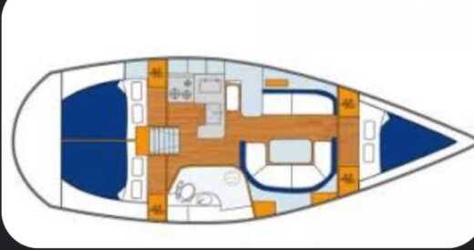 Sailboat Beneteau Oceanis 321 boat plan