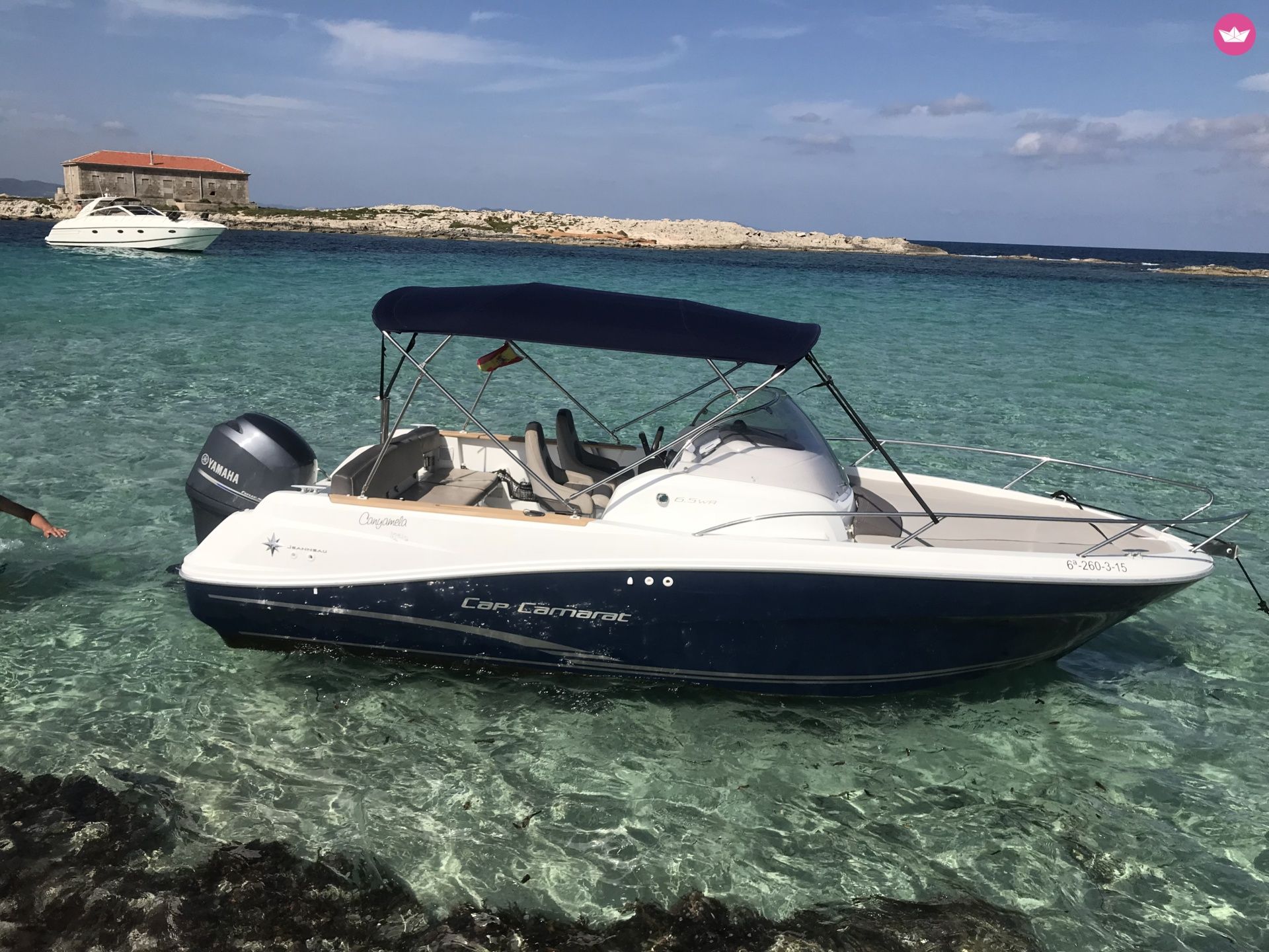 Charter motorboat in Ibiza  